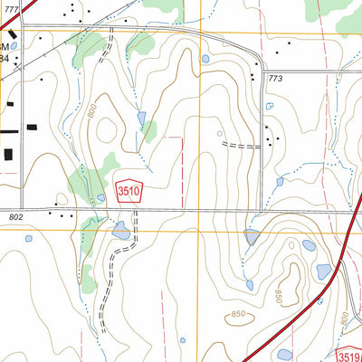 US Forest Service - Topo Bridgeport West, TX FSTopo Legacy digital map