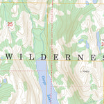 US Forest Service - Topo Bridger Lakes, WY FSTopo Legacy digital map