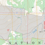 US Forest Service - Topo Bridger Peak, WY FSTopo Legacy digital map