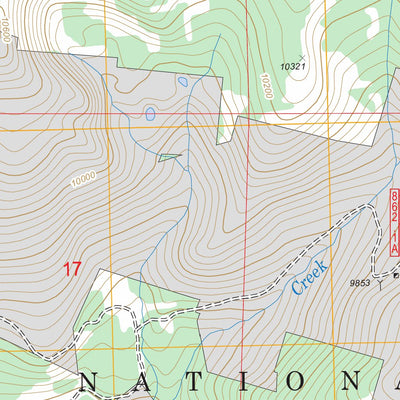 US Forest Service - Topo Bridger Peak, WY FSTopo Legacy digital map