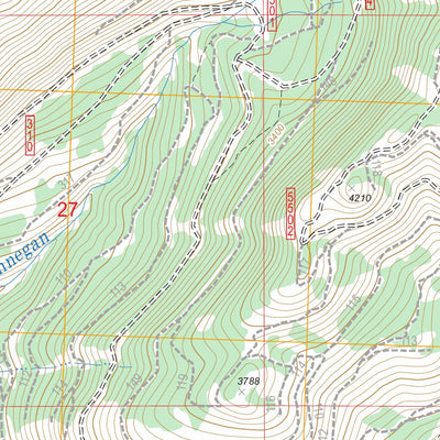US Forest Service - Topo Brief, WA FSTopo Legacy digital map