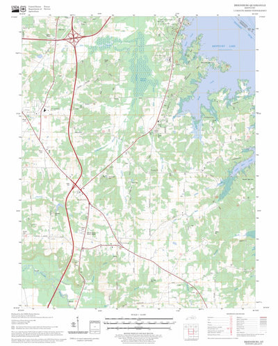 US Forest Service - Topo Briensburg, KY FSTopo Legacy digital map