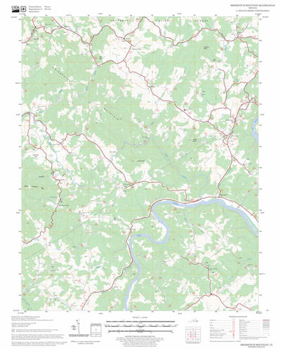 US Forest Service - Topo Brierpatch Mountain, VA FSTopo Legacy digital map