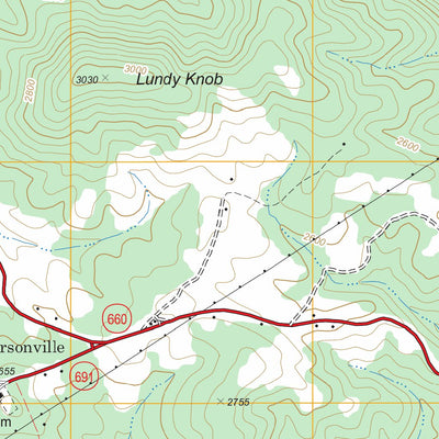 US Forest Service - Topo Brierpatch Mountain, VA FSTopo Legacy digital map