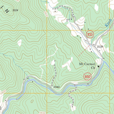 US Forest Service - Topo Brierpatch Mountain, VA FSTopo Legacy digital map