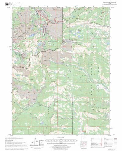 US Forest Service - Topo Brighton, UT FSTopo Legacy digital map