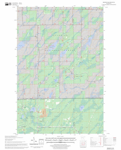 US Forest Service - Topo Brimson, MN FSTopo Legacy digital map