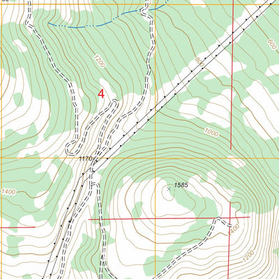 US Forest Service - Topo Brinnon, WA FSTopo Legacy digital map