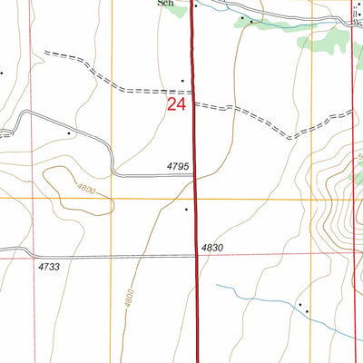 US Forest Service - Topo Brisbin, MT FSTopo Legacy digital map