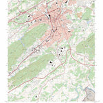 US Forest Service - Topo Bristol, TN - VA FSTopo Legacy digital map