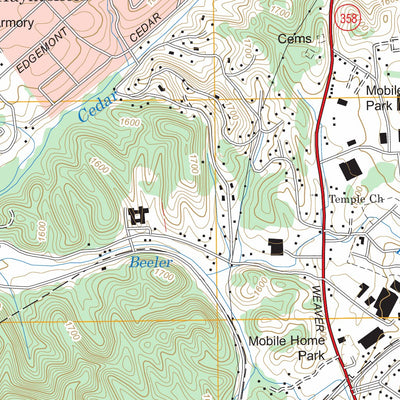 US Forest Service - Topo Bristol, TN - VA FSTopo Legacy digital map