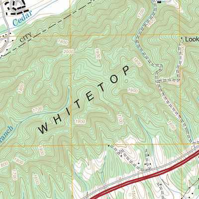 US Forest Service - Topo Bristol, TN - VA FSTopo Legacy digital map