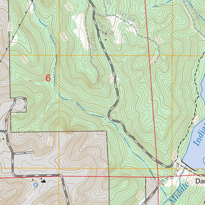 US Forest Service - Topo Bristow, IN FSTopo Legacy digital map