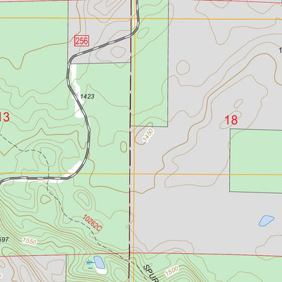 US Forest Service - Topo Britt, MN FSTopo Legacy digital map