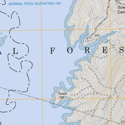 US Forest Service - Topo Broaddus, TX FSTopo Legacy digital map