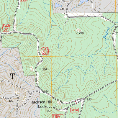 US Forest Service - Topo Broaddus, TX FSTopo Legacy digital map