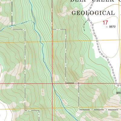 US Forest Service - Topo Broken Rib Creek, CO FSTopo Legacy digital map