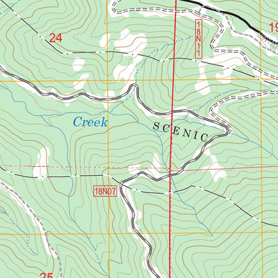 US Forest Service - Topo Broken Rib Mountain, CA - OR FSTopo Legacy digital map