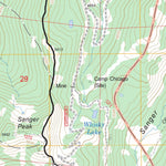 US Forest Service - Topo Broken Rib Mountain, CA - OR FSTopo Legacy digital map
