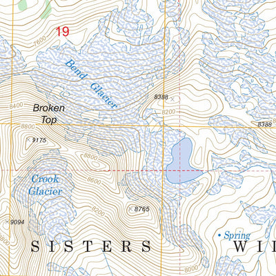 US Forest Service - Topo Broken Top, OR FSTopo Legacy digital map