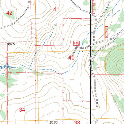 US Forest Service - Topo Brokenback Narrows, WY FSTopo Legacy digital map
