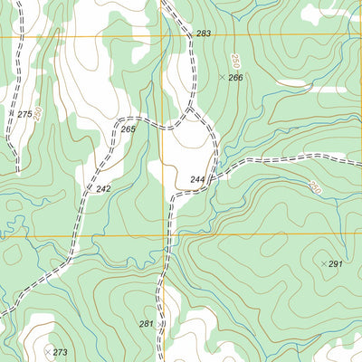 US Forest Service - Topo Bronson, TX FSTopo Legacy digital map