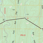 US Forest Service - Topo Brookbank Point, AZ FSTopo Legacy digital map
