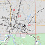 US Forest Service - Topo Brooklyn, MS FSTopo Legacy digital map