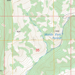US Forest Service - Topo Brooklyn Peak, AZ FSTopo Legacy digital map