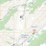 US Forest Service - Topo Brown Creek, OR FSTopo Legacy digital map