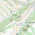 US Forest Service - Topo Brown Creek, OR FSTopo Legacy digital map