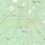 US Forest Service - Topo Brown Creek Ridge, ID FSTopo Legacy digital map