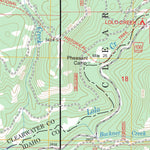 US Forest Service - Topo Brown Creek Ridge, ID FSTopo Legacy digital map