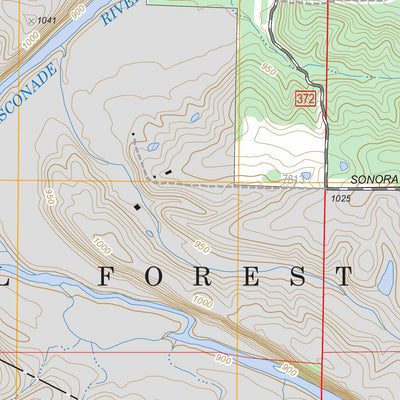 US Forest Service - Topo Brownfield, MO FSTopo Legacy digital map