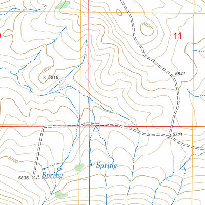 US Forest Service - Topo Browns Canyon, MT FSTopo Legacy digital map