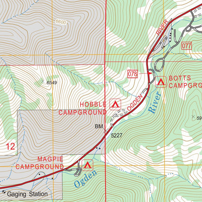 US Forest Service - Topo Browns Hole, UT FSTopo Legacy digital map