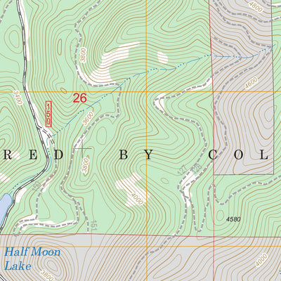 US Forest Service - Topo Browns Lake, WA FSTopo Legacy digital map