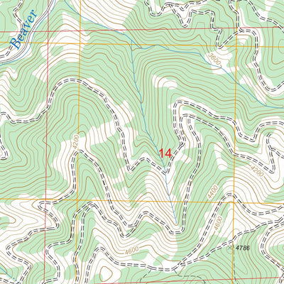 US Forest Service - Topo Browns Rock, ID FSTopo Legacy digital map