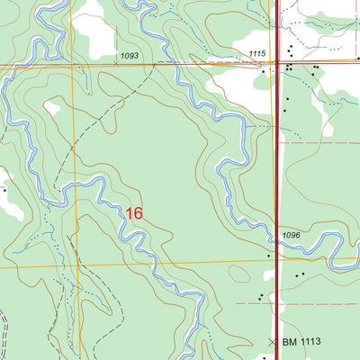 US Forest Service - Topo Bruce Crossing, MI FSTopo Legacy digital map