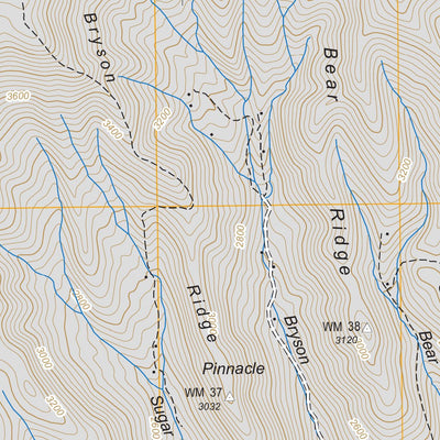 US Forest Service - Topo Brumley, VA FSTopo Legacy digital map