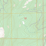 US Forest Service - Topo Brushy Bald Mountain, OR FSTopo Legacy digital map
