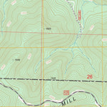 US Forest Service - Topo Brushy Creek Mountain, AR FSTopo Legacy digital map