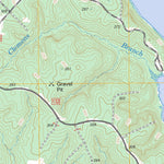 US Forest Service - Topo Brushy Creek, TX - LA FSTopo Legacy digital map