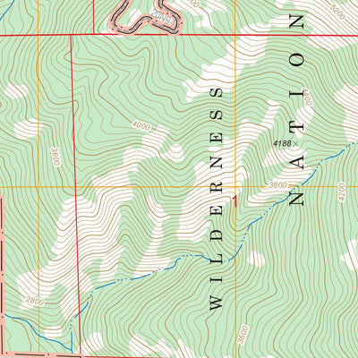 US Forest Service - Topo Brushy Mountain, CA FSTopo Legacy digital map