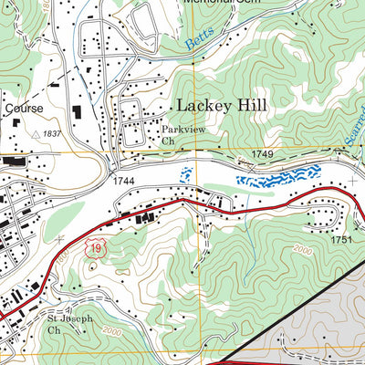 US Forest Service - Topo Bryson City, NC FSTopo Legacy digital map