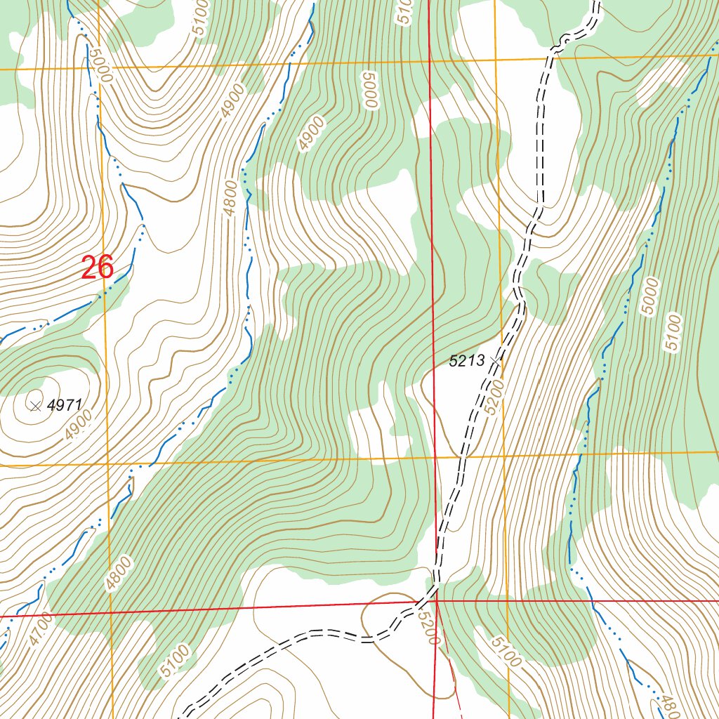 Buchanan, OR FSTopo Legacy Map by US Forest Service - Topo | Avenza Maps