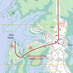 US Forest Service - Topo Buck Bay, TX FSTopo Legacy digital map