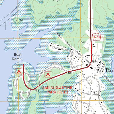 US Forest Service - Topo Buck Bay, TX FSTopo Legacy digital map