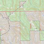 US Forest Service - Topo Buck Creek, AL FSTopo Legacy digital map