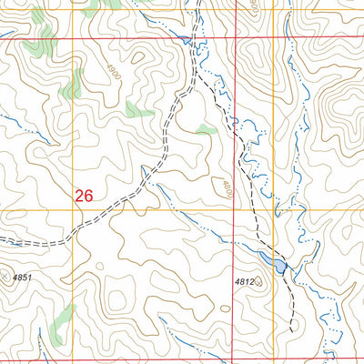 US Forest Service - Topo Buck Creek, WY FSTopo Legacy digital map